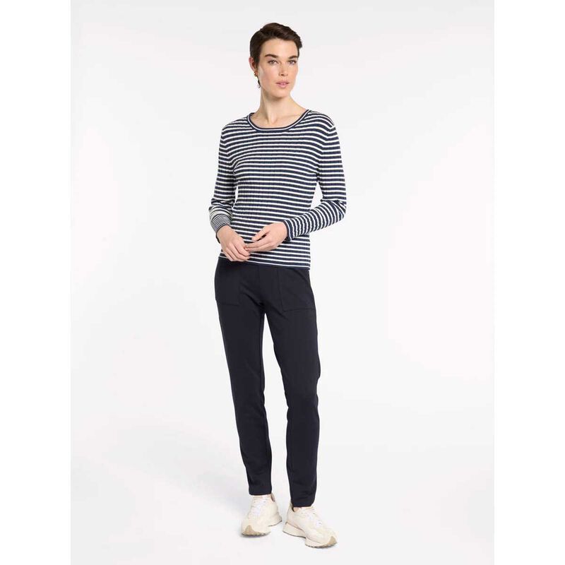 Marco Polo Fine Stripe Rib Knit Jersey image number 3
